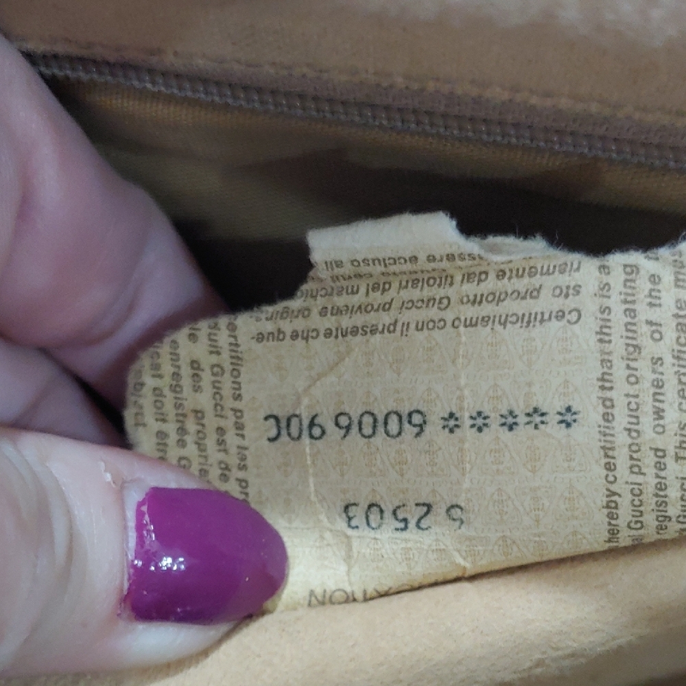 Gucci Brown Monogram Handbag - Picture 11 of 11